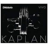 D'Addario Kaplan Vivo Violin D String, 3/4 Scale, Medium Tension
