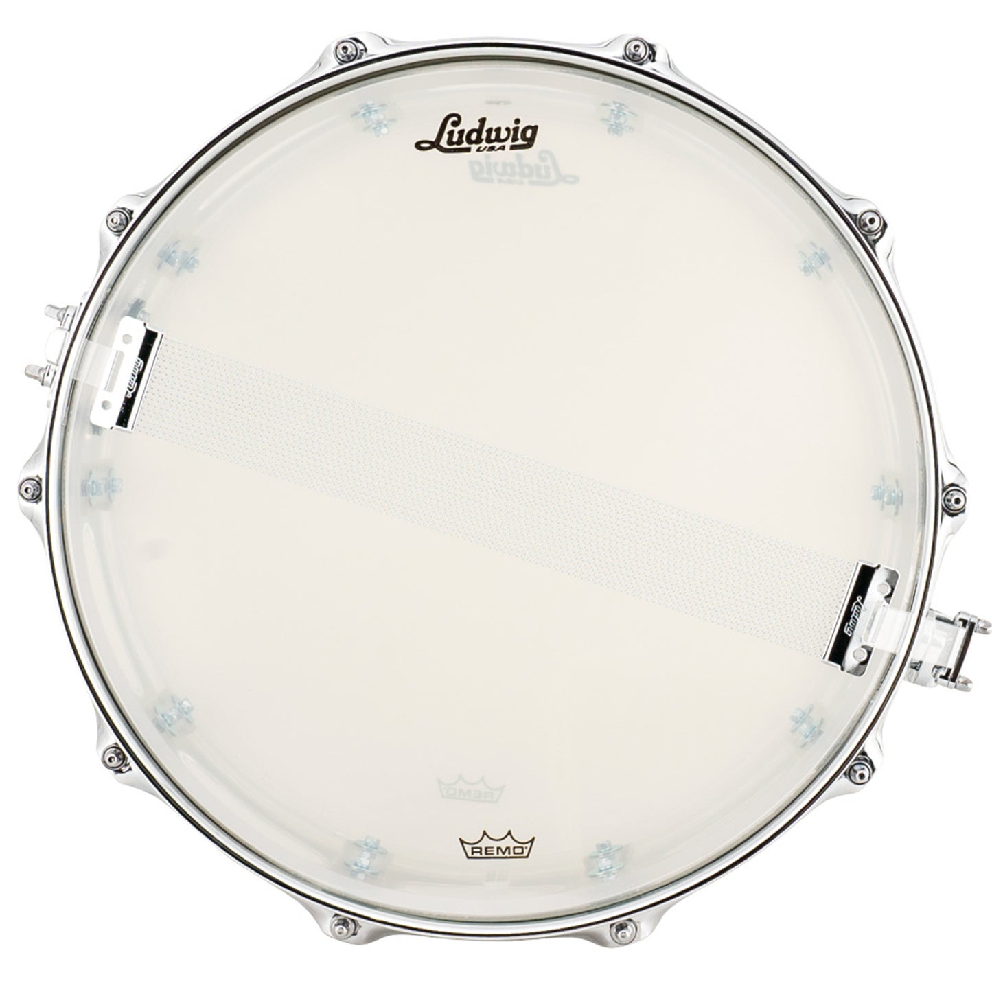 Ludwig Vistalite 5 x 14 Snare Drum Clear