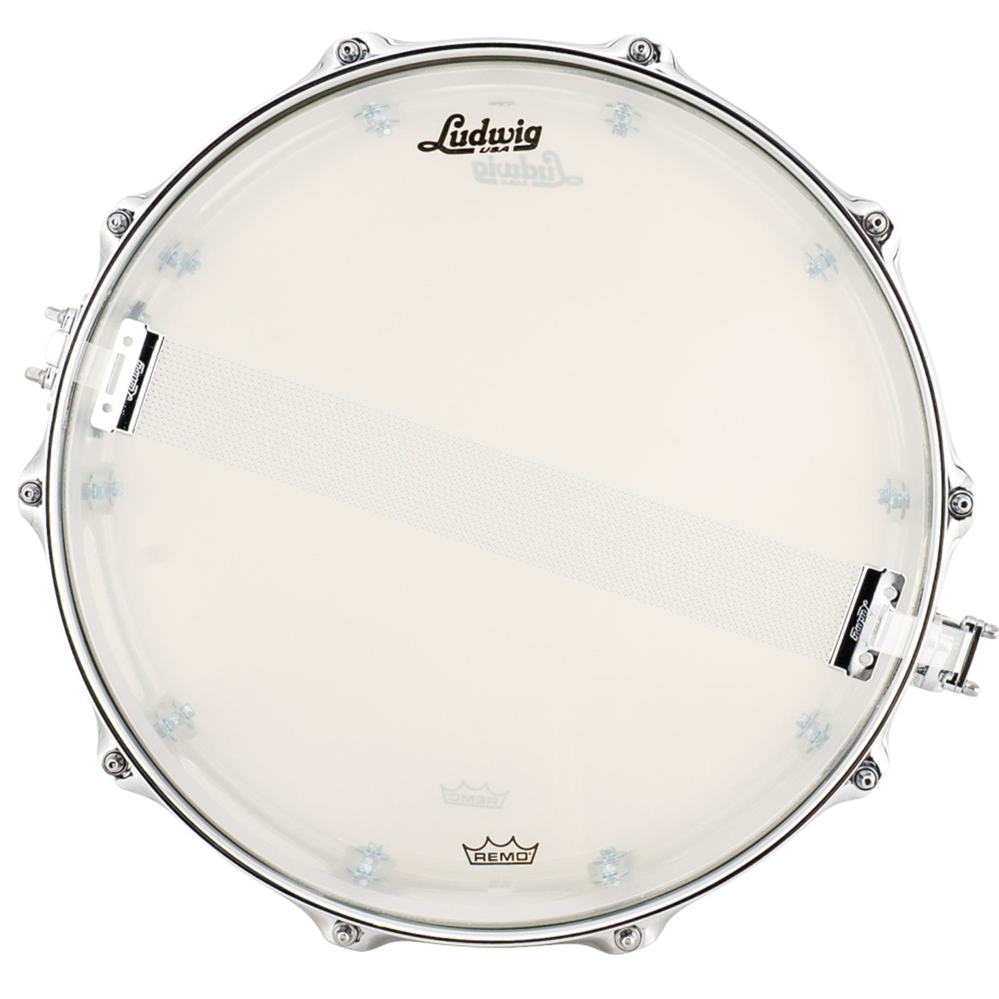 Ludwig Vistalite 5 x 14 Snare Drum Clear
