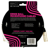 Ernie Ball Classic XLR Microphone Cable Male/Female 20ft - White