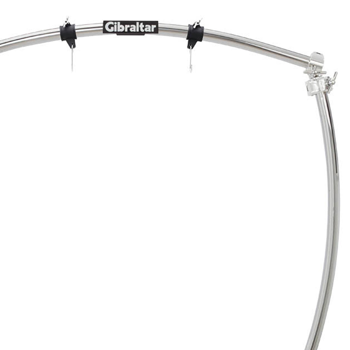 Gibraltar Gong Rack Stand Large Curved Bar with Chrome Clamps