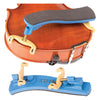 Kun Violin Shoulder Rest, Collapsible, 1/4-1/16, Blue