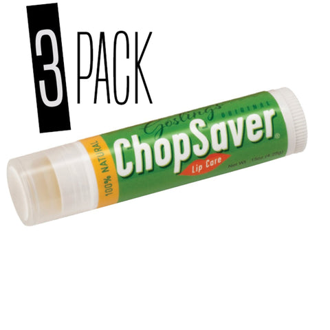 Chop Saver Original Lip Balm 3 Pack