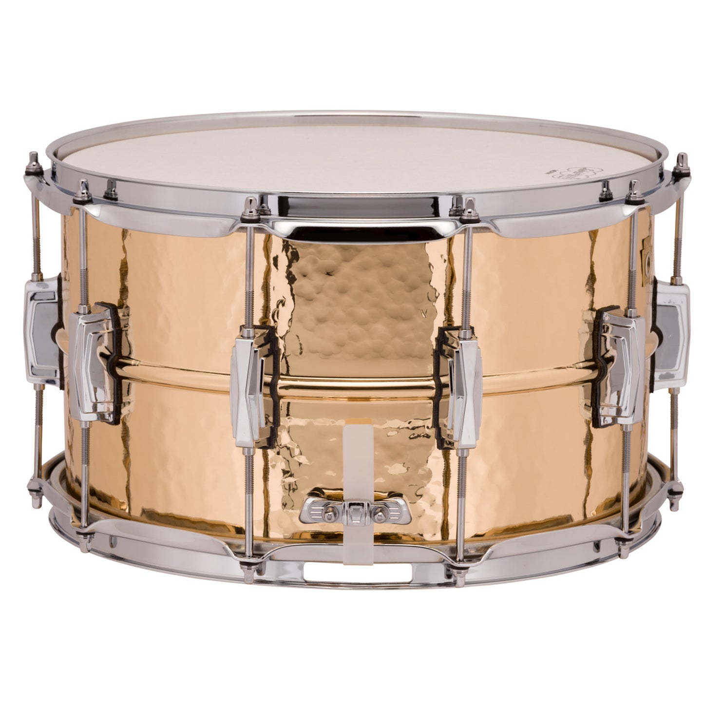 Ludwig LB508K Bronze Phonic 8x14 Hammered, Imperial Lugs Snare Drum