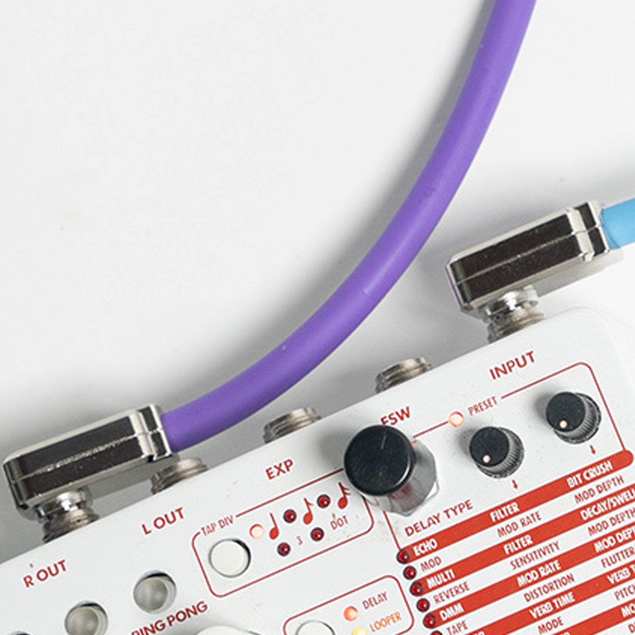 Ernie Ball Flex Patch Cable 3in - Black - Single