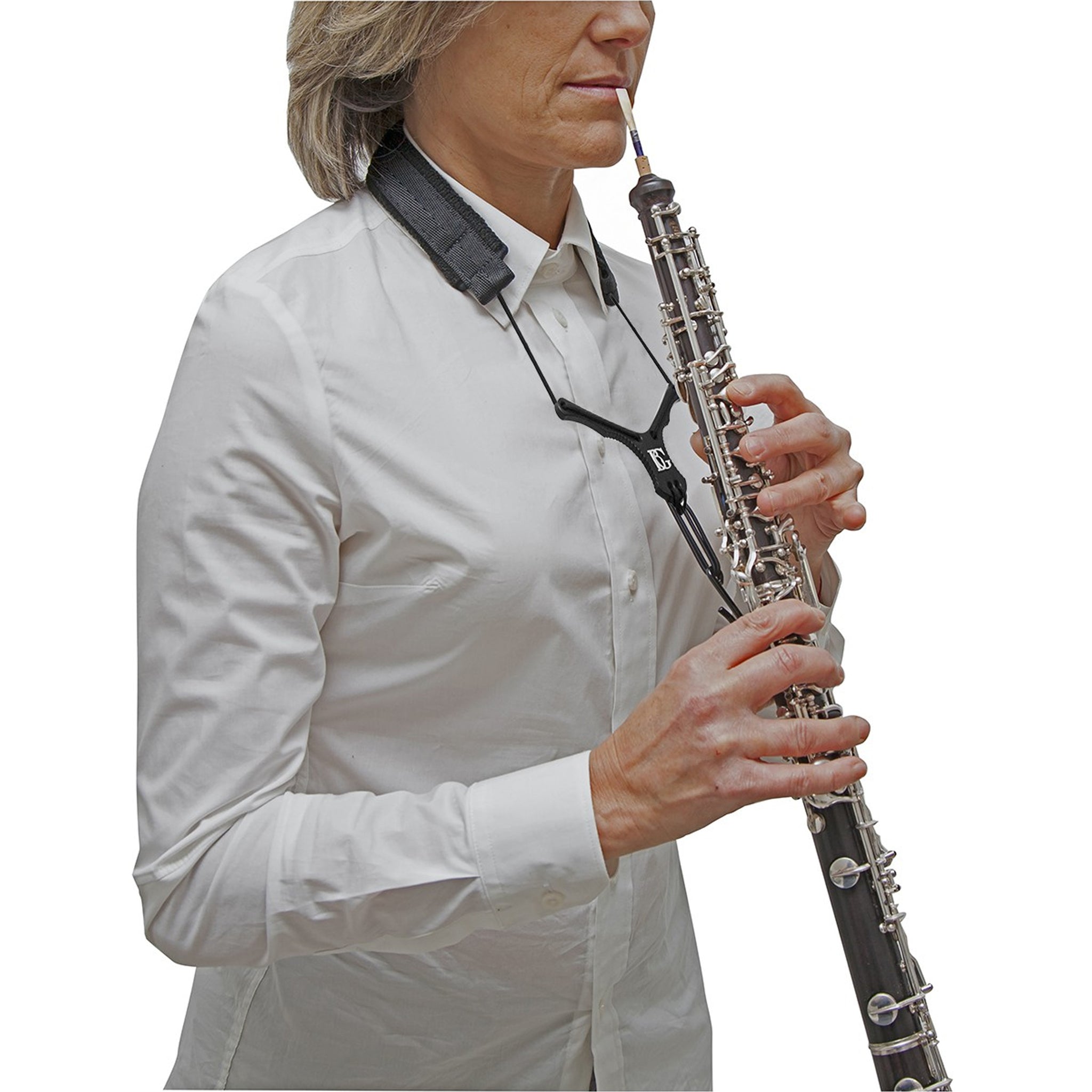 BG Oboe ZEN Strap, Nylon, Elastic, Black, O33YE