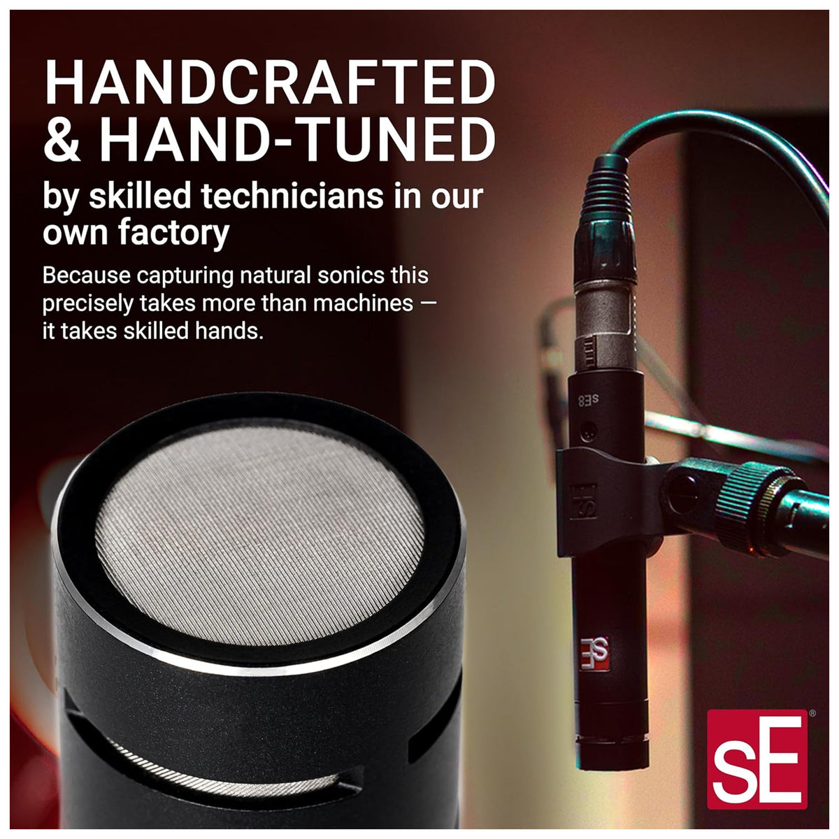 sE Electronics Factory Matched Pair of Omni Pattern Capsules for sE8 Microphones