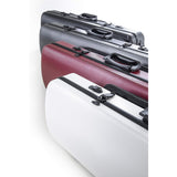 PURE by GEWA Violin Case, Polycarbonate 2.4, Oblong, White/Black w/Subway Handle