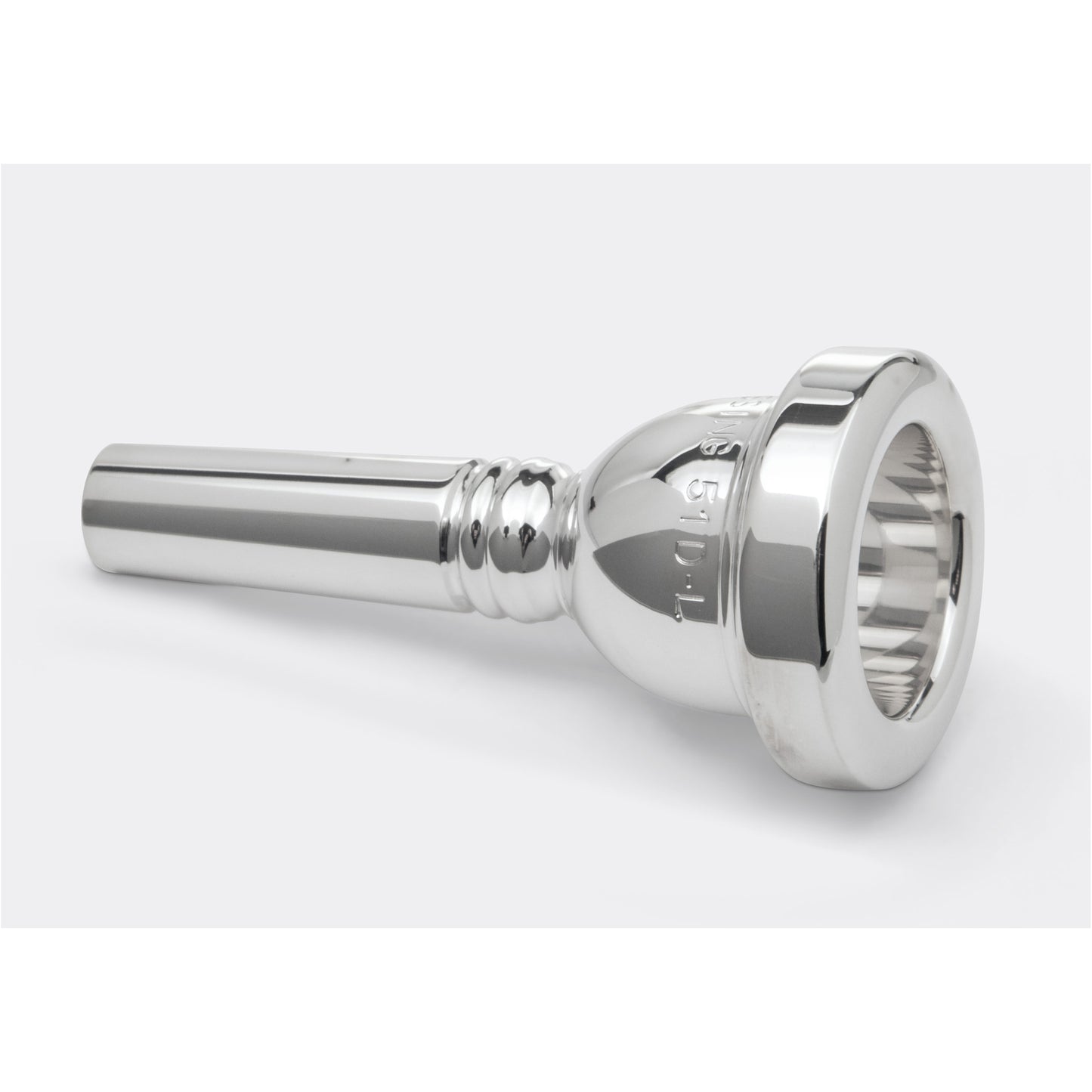 Blessing Trombone Mouthpiece, 51D, Large Shank, Silver-Plated