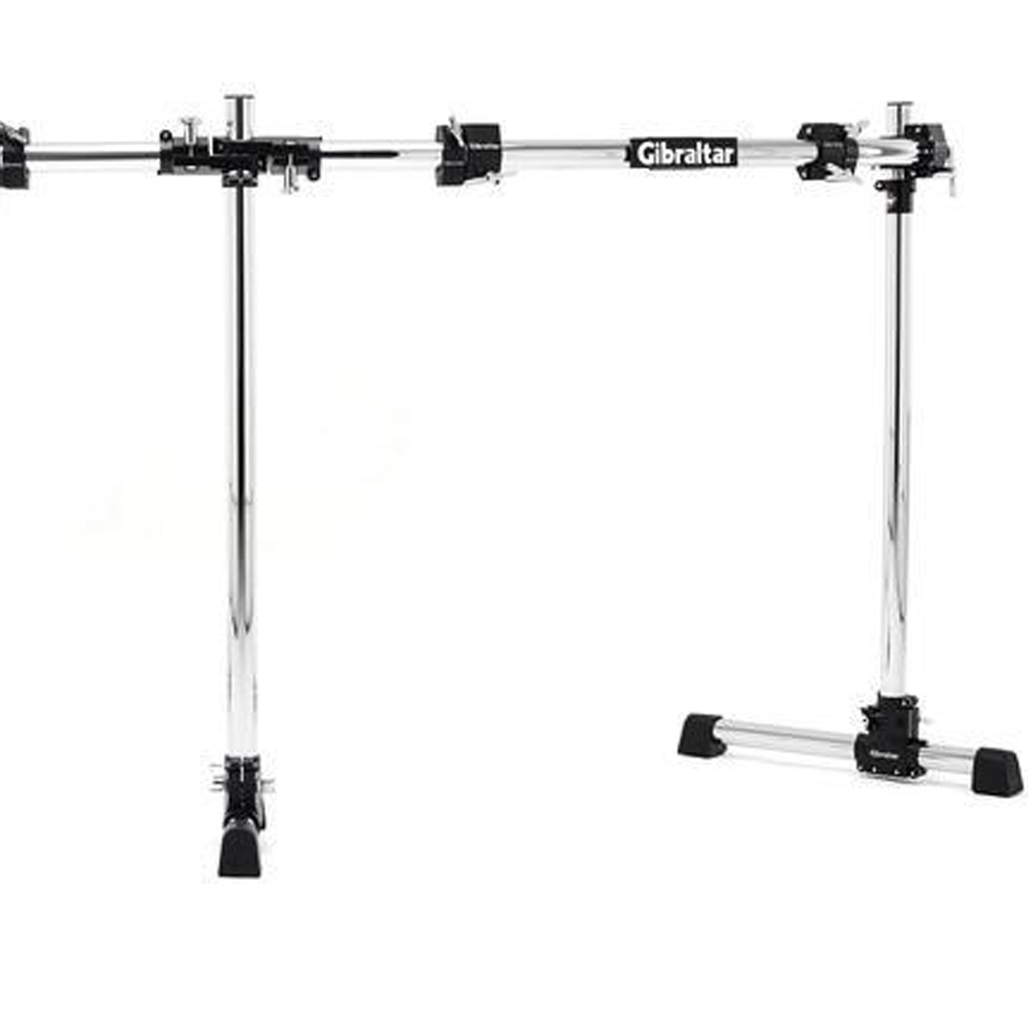 Gibraltar Road Series Curved Double Bass Drum Rack System with Black RS Clamps