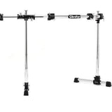 Gibraltar Road Series Curved Double Bass Drum Rack System with Black RS Clamps