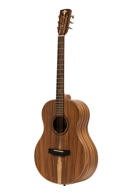 Crafter Mino Series, Big Mino Shape Acoustic-Electric Guitar Koa, Left Handed