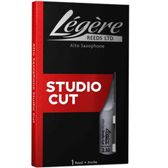 Legere Alto Saxophone Reed, Studio Cut, Strength 2.5