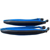 D'Luca MX3 Leather Accordion Straps Blue/Black