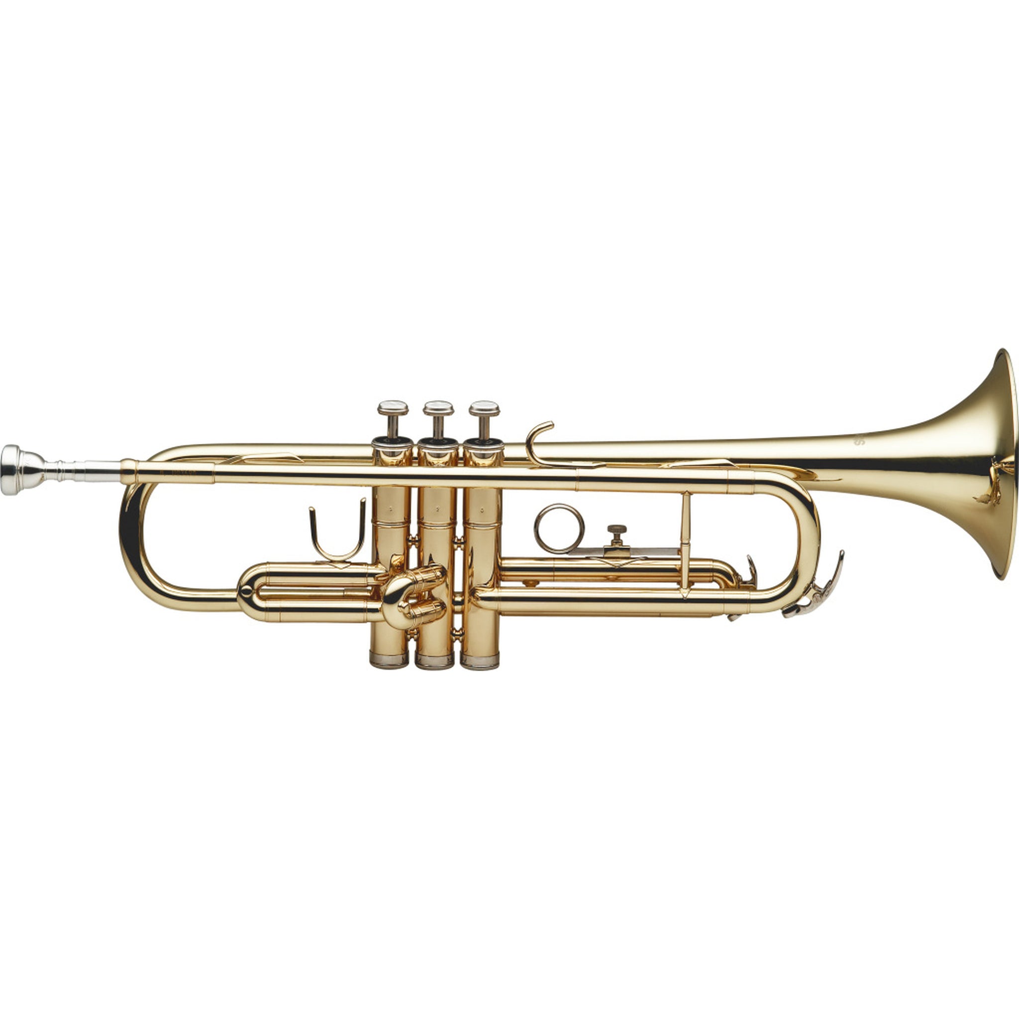 Stagg Bb Trumpet, Clear Lacquer with Soft Case