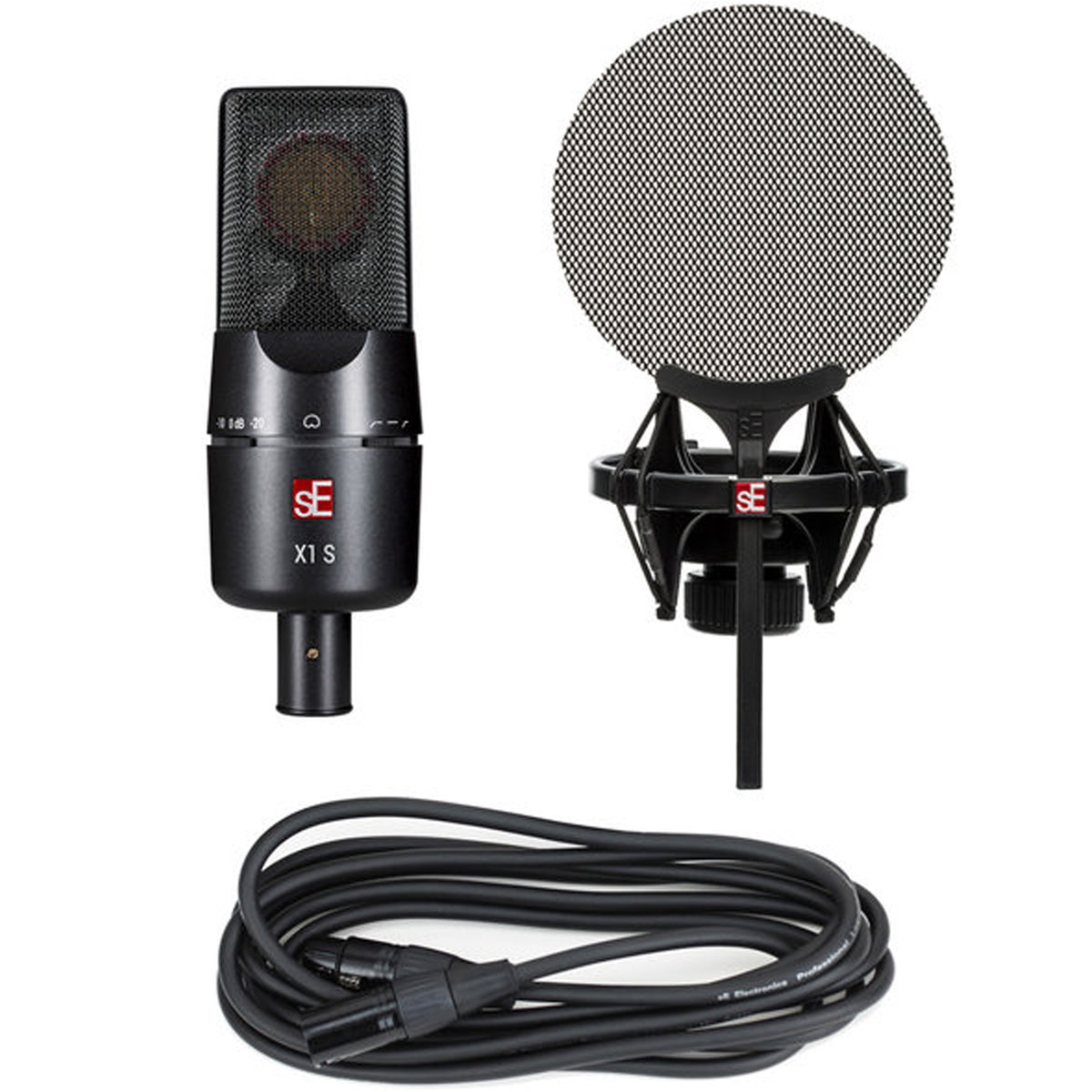 sE Electronics X1 S Microphone with Shockmount and Cable Pack