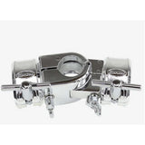 Gibraltar Chrome 1.5" Adjustable 3-Way Inline Drum Rack Clamp
