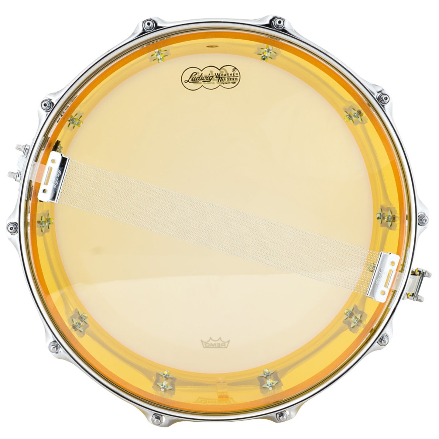 Ludwig Vistalite 6.5 x 14 Snare Drum Yellow