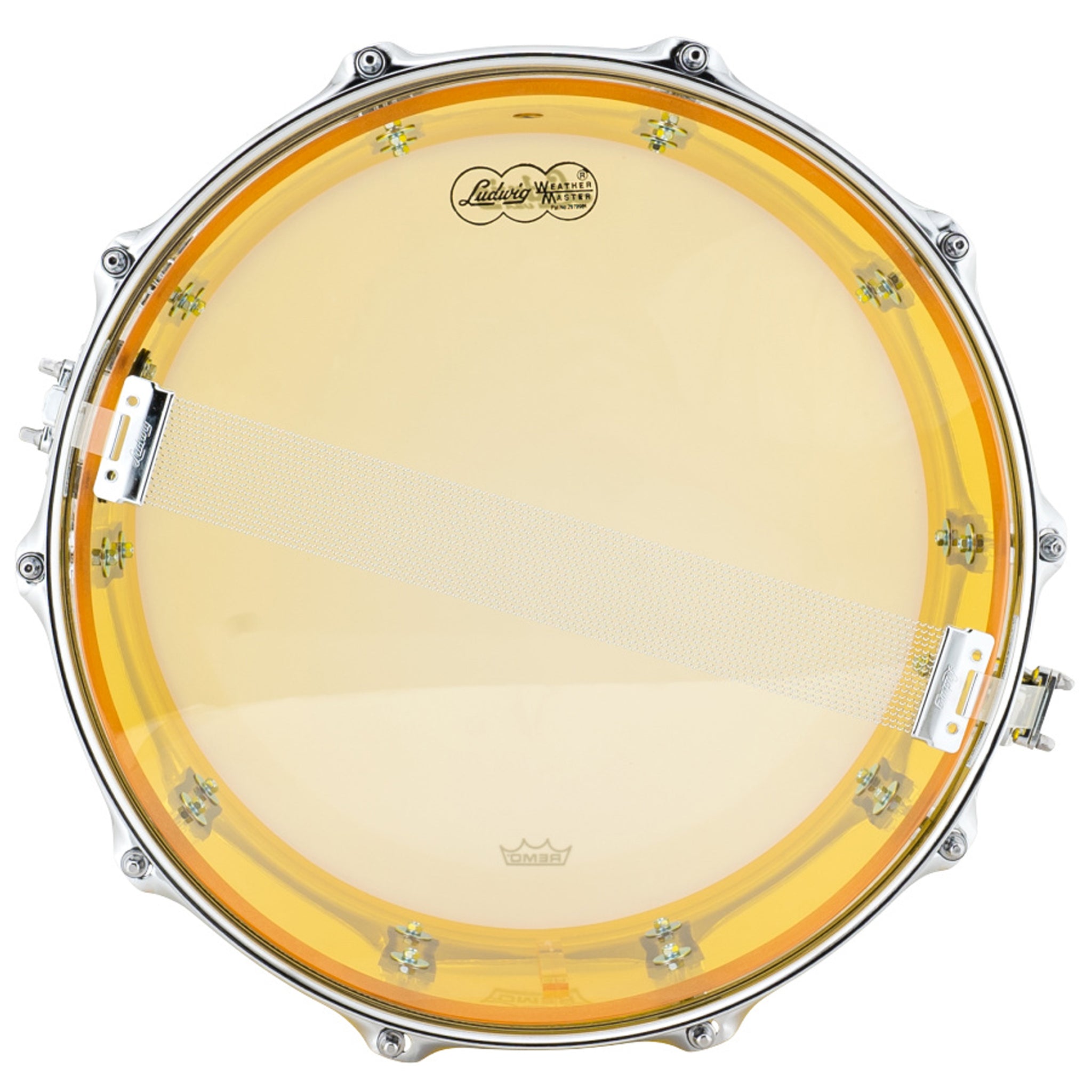 Ludwig Vistalite 6.5 x 14 Snare Drum Yellow