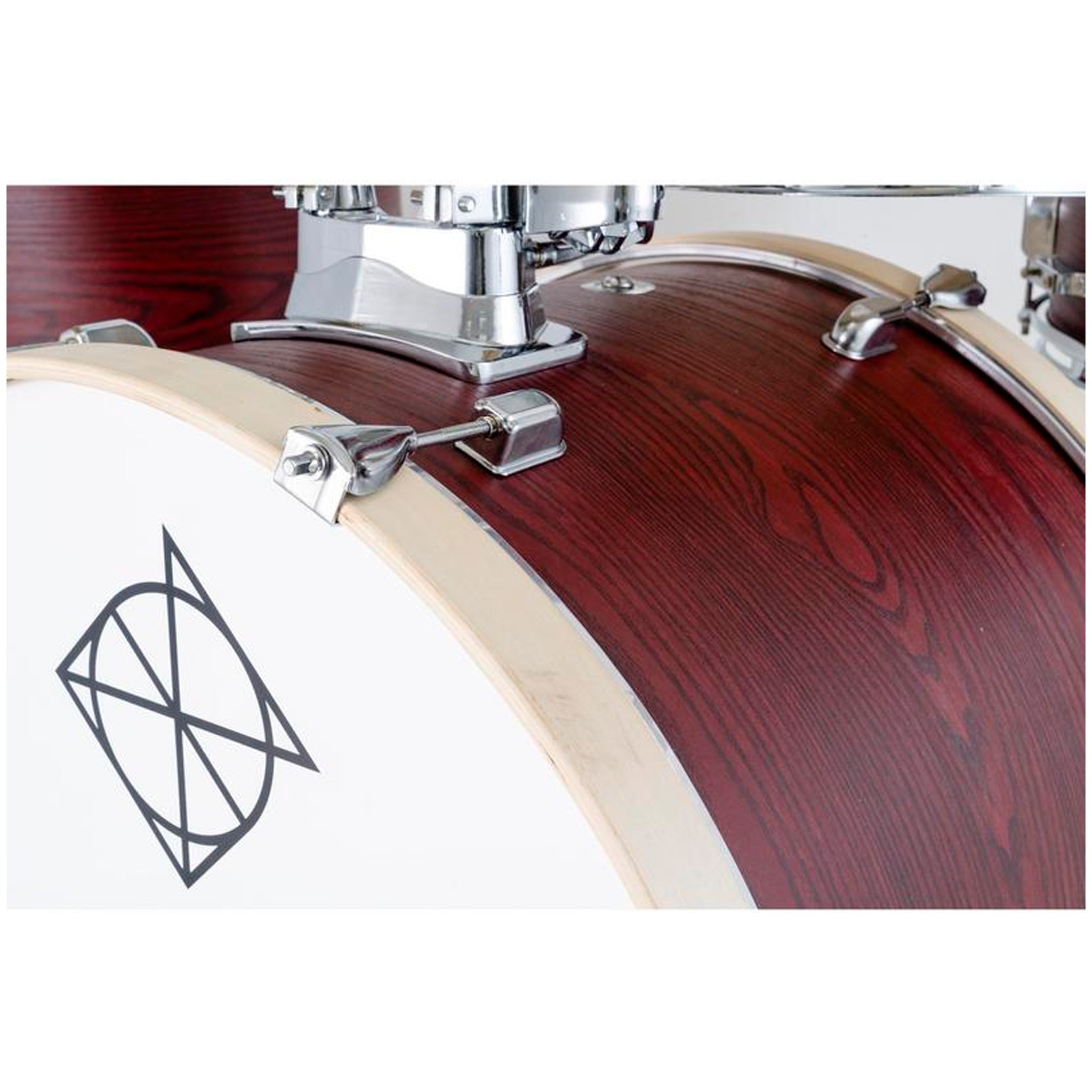 Dixon Spark 5pc Drum Set Red Oak Complete Outfit