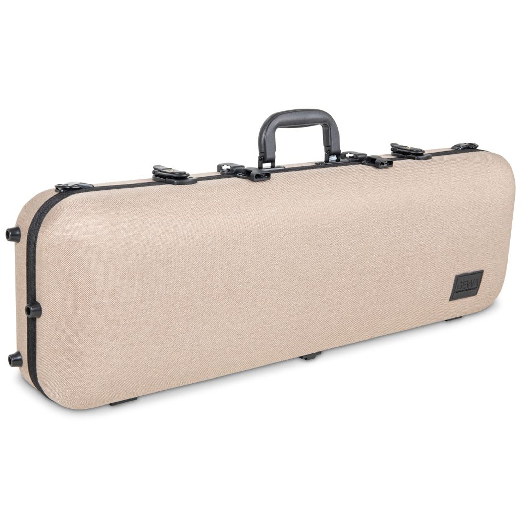 GEWA Violin Case, Bio-A, Oblong, 4/4-1/2, Beige, Pocket & Adjustable Neck Pad