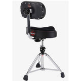 Gibraltar 9000 Series 16" Cordura Saddle Drum Throne with Backrest