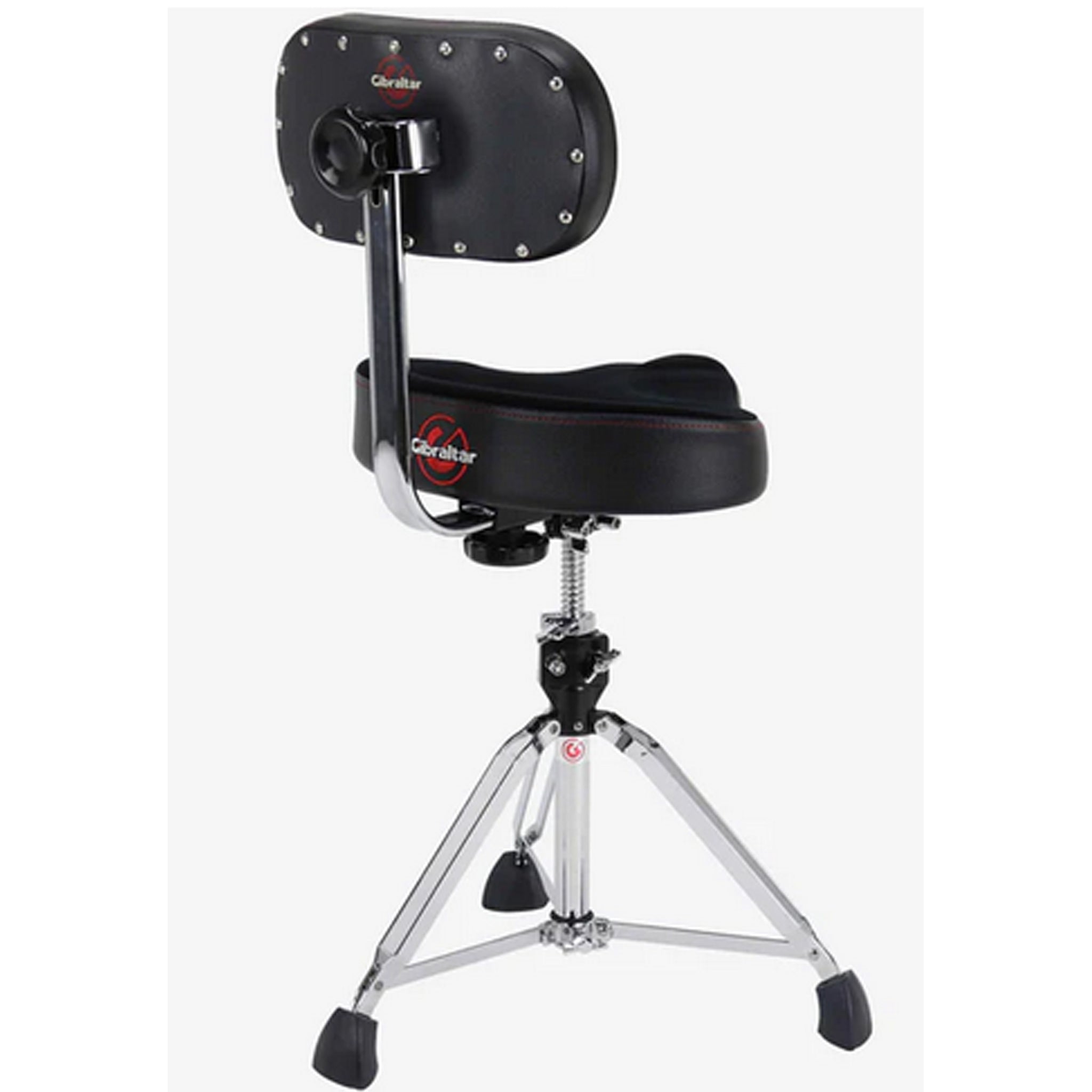 Gibraltar 9000 Series 16" Cordura Saddle Drum Throne with Backrest