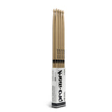 ProMark Classic Forward 7A Hickory Drumsticks, Oval Wood Tip, 4-Pack