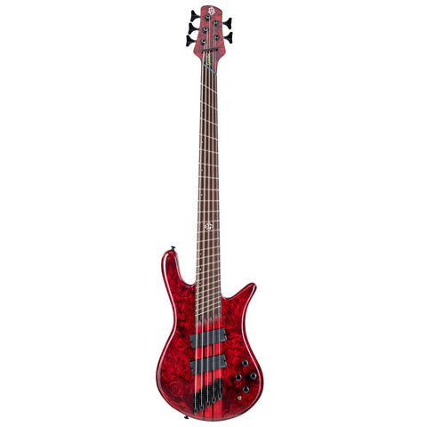Spector NS Dimension 5 String Electric Bass Inferno Red Gloss