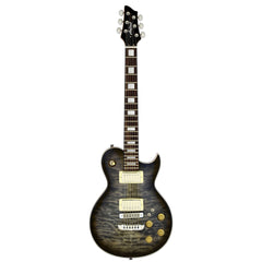 Aria Pro II Electric Guitar See Thru Black Burst
