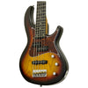 Aria Detroit Electric Bass 5 String Open Pore Sunburst