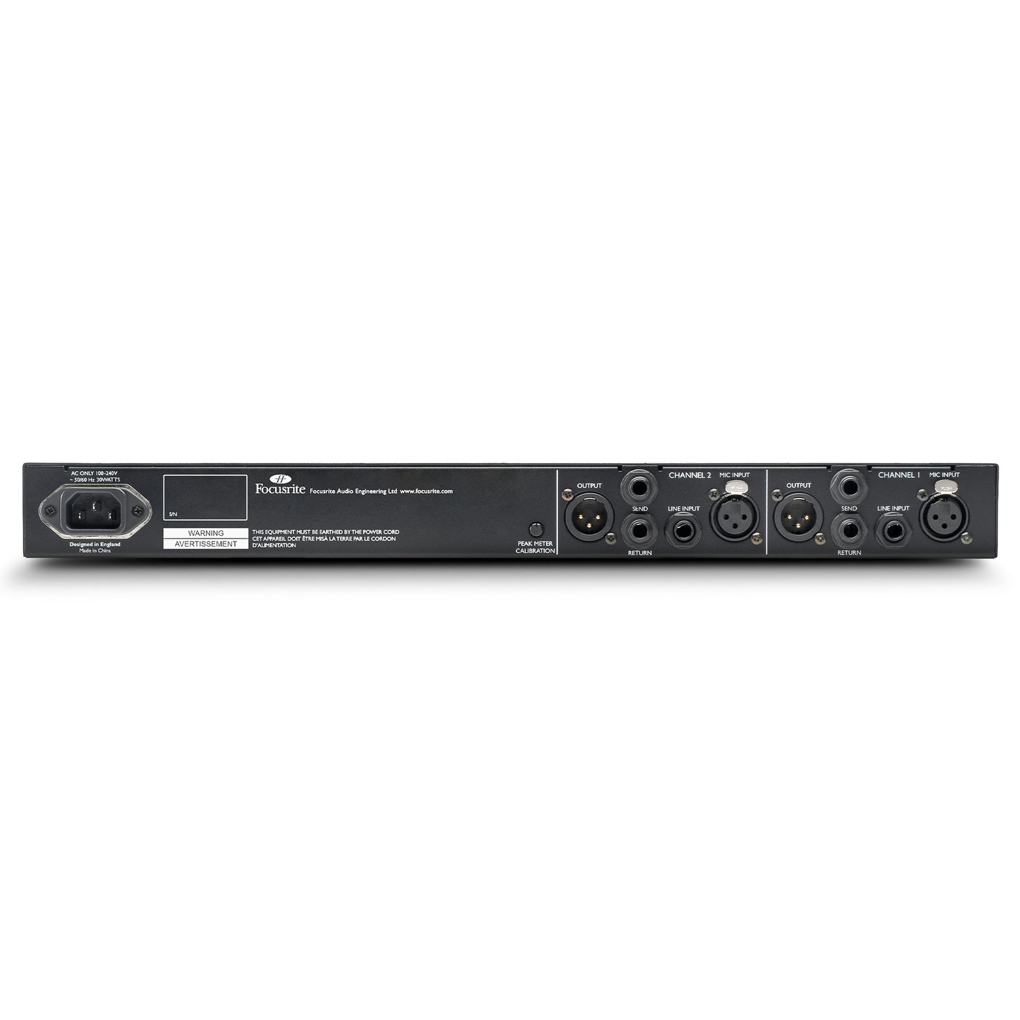 Focusrite Pro ISA Two Classic Dual Mono Transformer Based Microphone Preamp