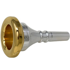 Garibaldi 602W Sousaphone Silver Plated Single-Cup Gold-Plated Rim Mouthpiece Size 602W