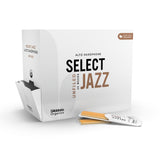 D'Addario Organic Select Jazz Unfiled Alto Saxophone Reeds, Size 3 Soft, 25-Pack