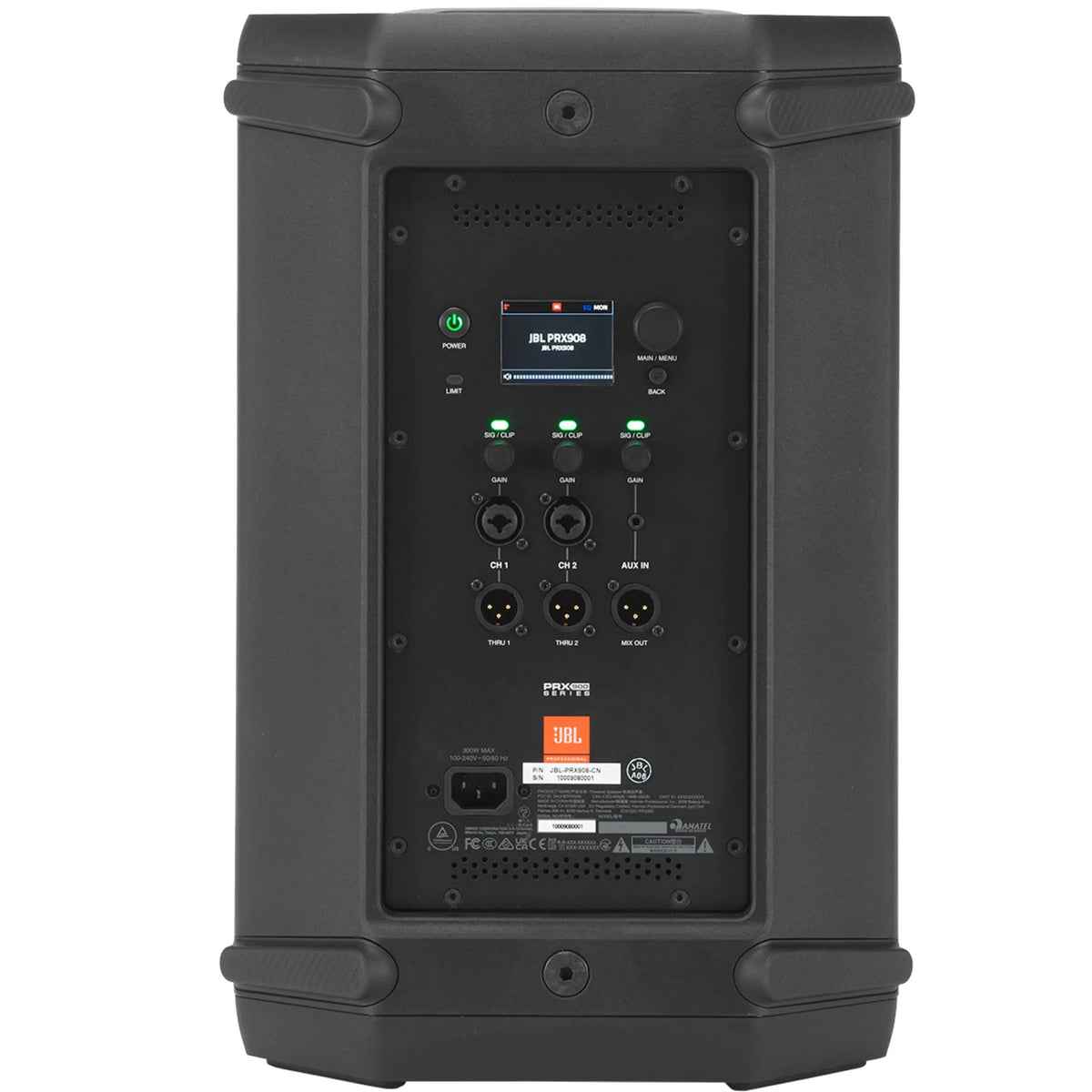 JBL PRX908 Professional Powered Two-Way 8-inch PA Loudspeaker