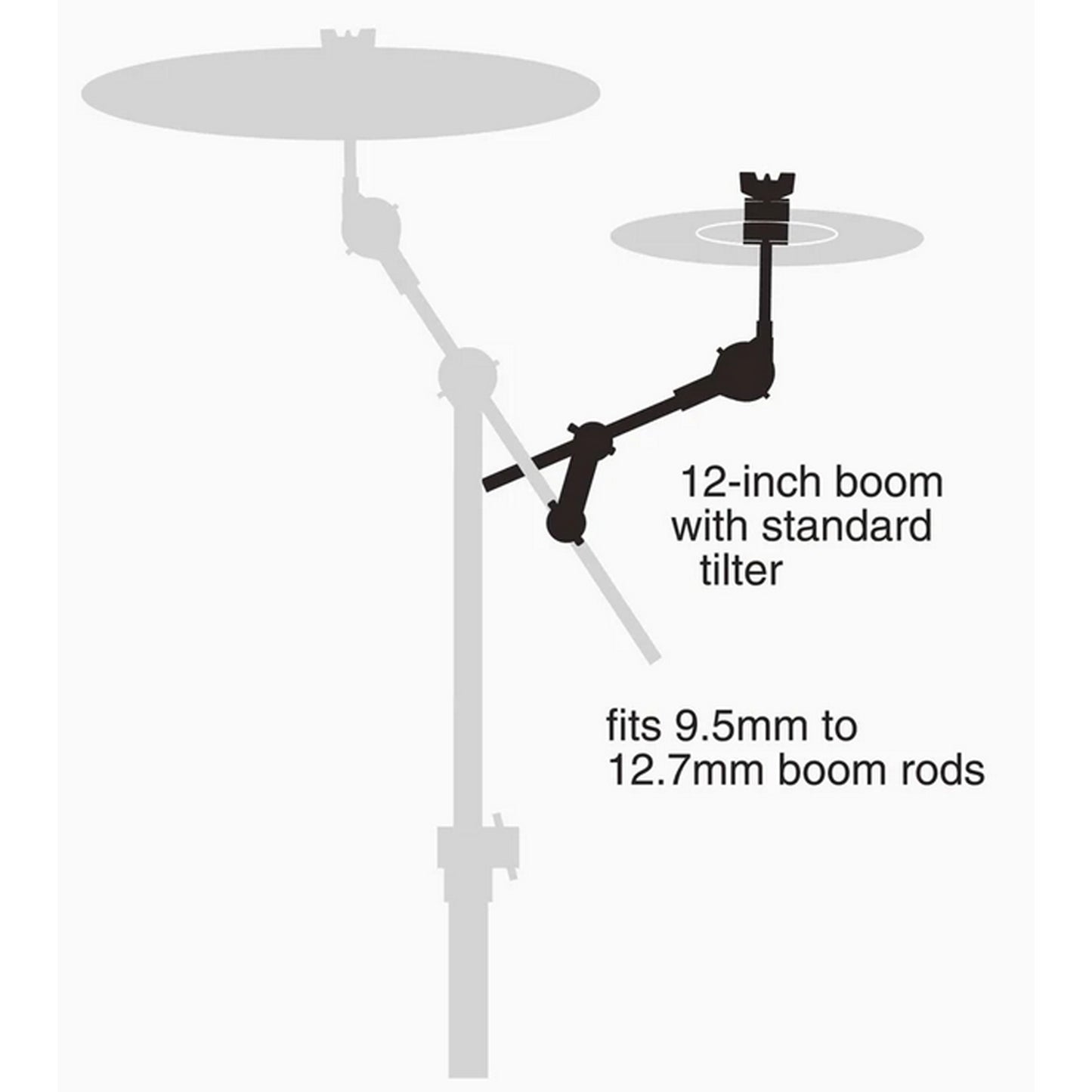 Gibraltar SC-CMBRA 12" Cymbal Arm with Rotating Boom Rod Clamp