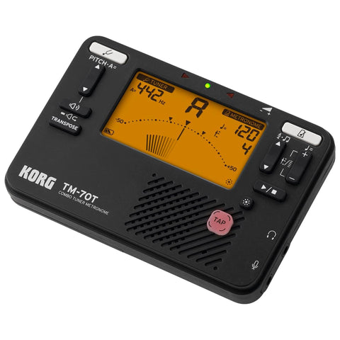 Korg TM-70 Handheld Tuner-Metronome Black