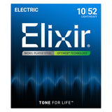 Elixir Electric Guitar Strings, OPTIWEB, Light/Heavy (.010-.052)