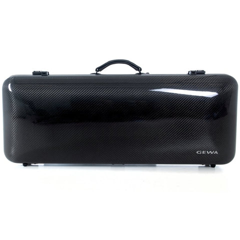 GEWA Viola Case, Idea 2.6, Oblong, Adjustable 78cm Length, Carbon Black/Black