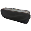D'Luca Double Violin Case Black-Burgandy