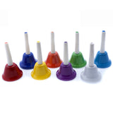 D'Luca Kids Musical Hand Bell Set of 8 Notes