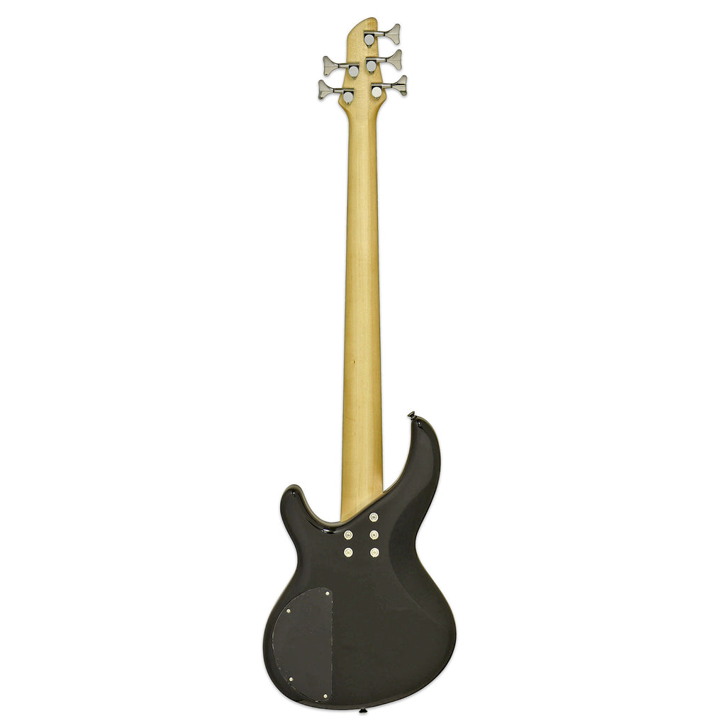 Aria Pro II 5 String Electric Bass Gtr Metallic Black