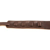 Ovation Guitar Premium Leather Strap Signature Leaf Chocolate