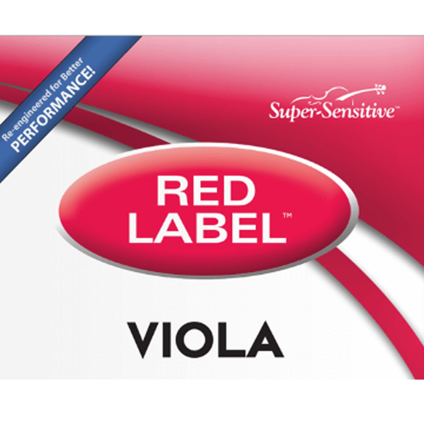 Super Sensitive Bulk Red Label Viola A Single String 14" Intermediate, 10-Pack