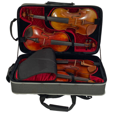 D'Luca Wooden Quad 4/4 Violin Case