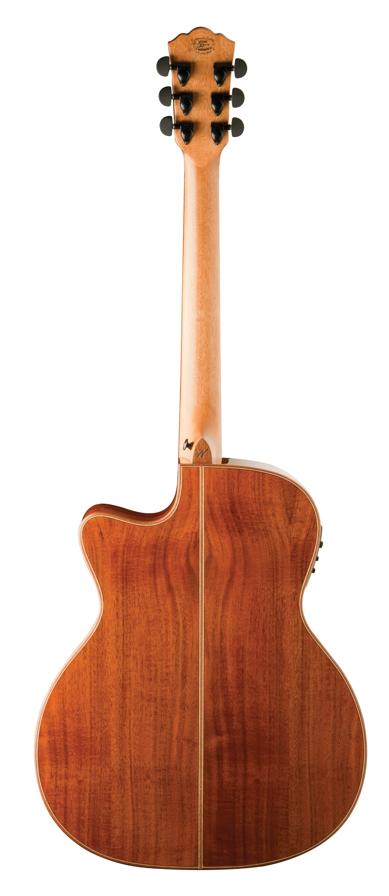 Washburn Comfort Deluxe 55 Series Grand Auditorium Acoustic Electric Guitar Koa