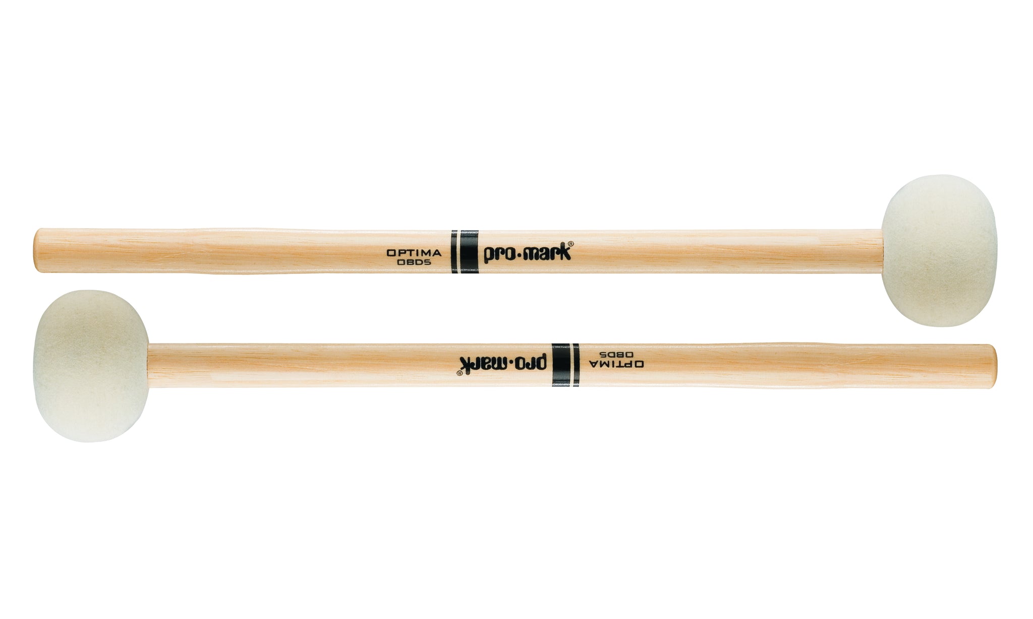 Promark Optima Marching Bass - Felt #5 Drum Mallets