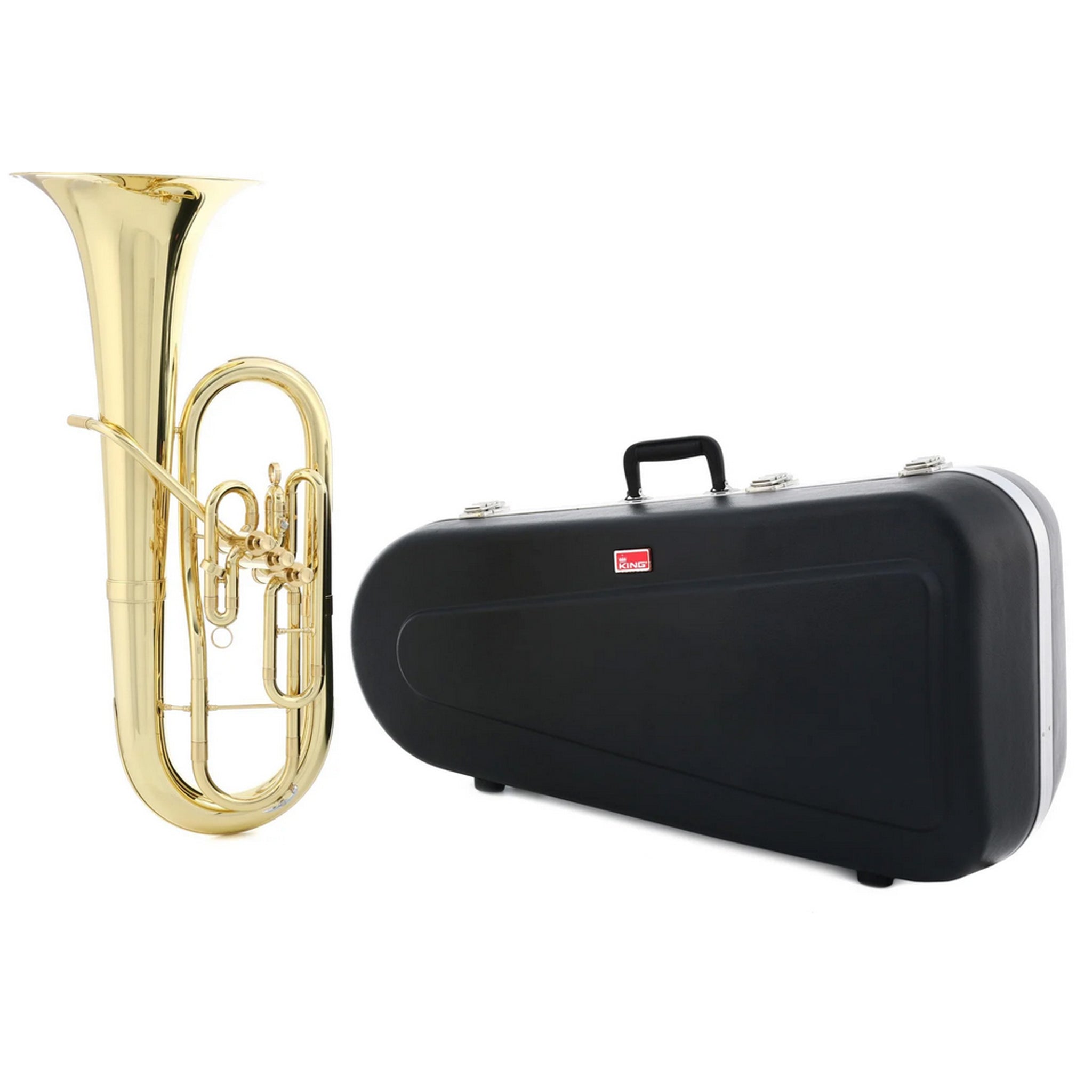 King 627 Diplomat 3 Valve Baritone Horn Lacquer