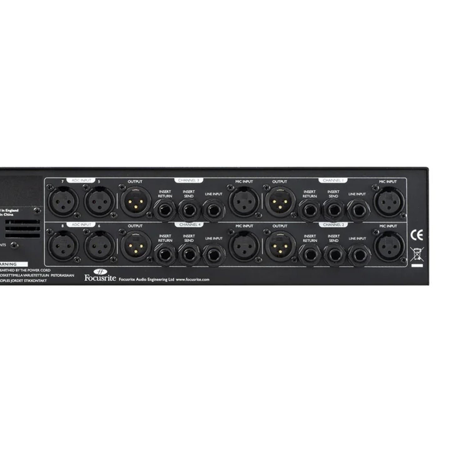 Focusrite Pro ISA 428 MK2 4-Channel Microphone Preamp