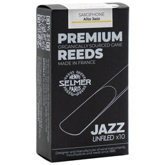 Selmer Paris Jazz Reeds for Alto Saxophone Reed Box 10 Size 3.25